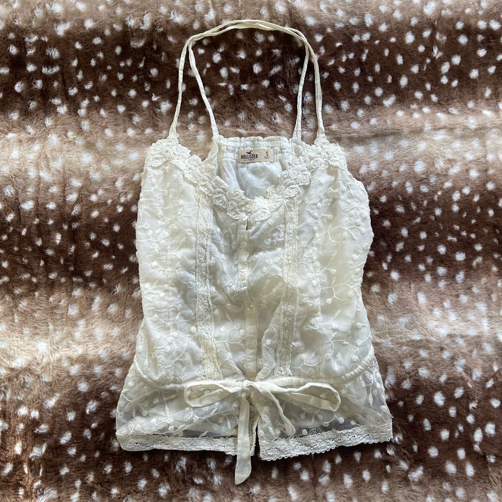 Lace hollister tank